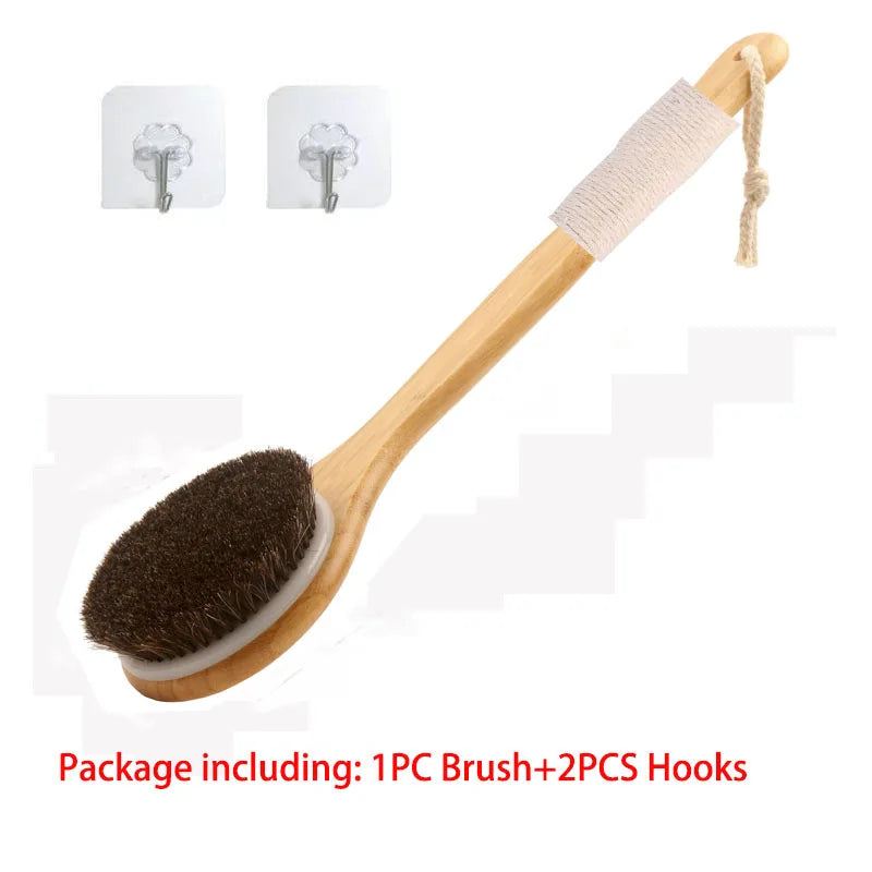 NourishGo Long Handled Body Brush