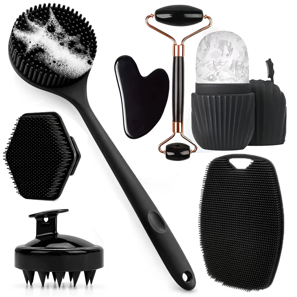 NourishGo 7-Piece Total Body Care & Gua Sha Set